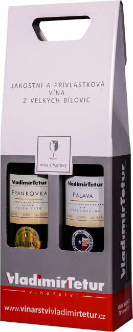 Dárková krabička na 2 lahve